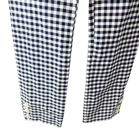 J.Crew Remi pant in gingham with buttons‎ Size 4 - Picture 7 of 11